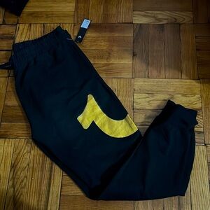 NWT true religion black loungewear joggers size: M